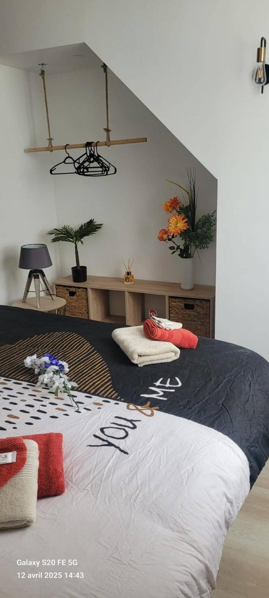 Les Volets Bleus - Deux Appartements Et Un Studio, Jardin Bourges Szoba fotó