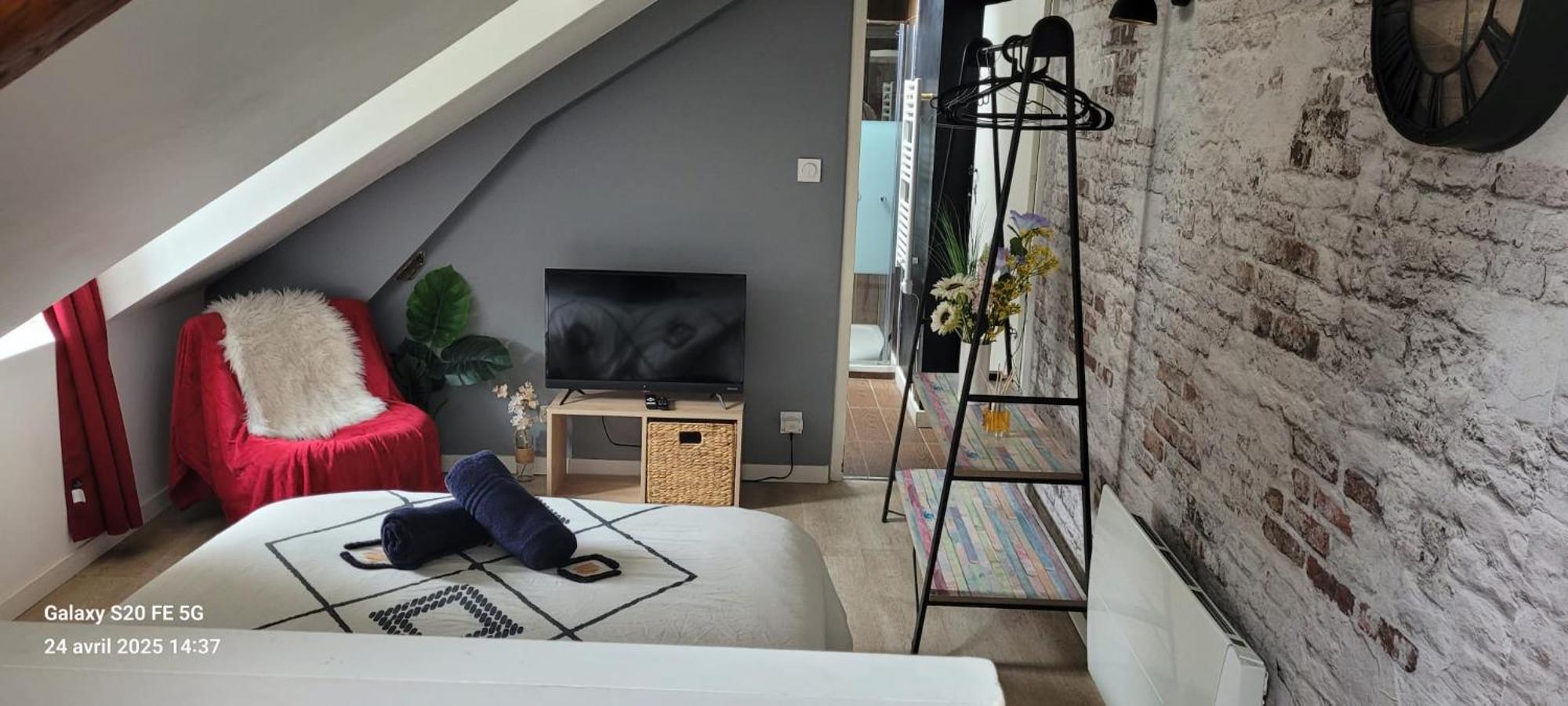 Les Volets Bleus - Deux Appartements Et Un Studio, Jardin Bourges Kültér fotó