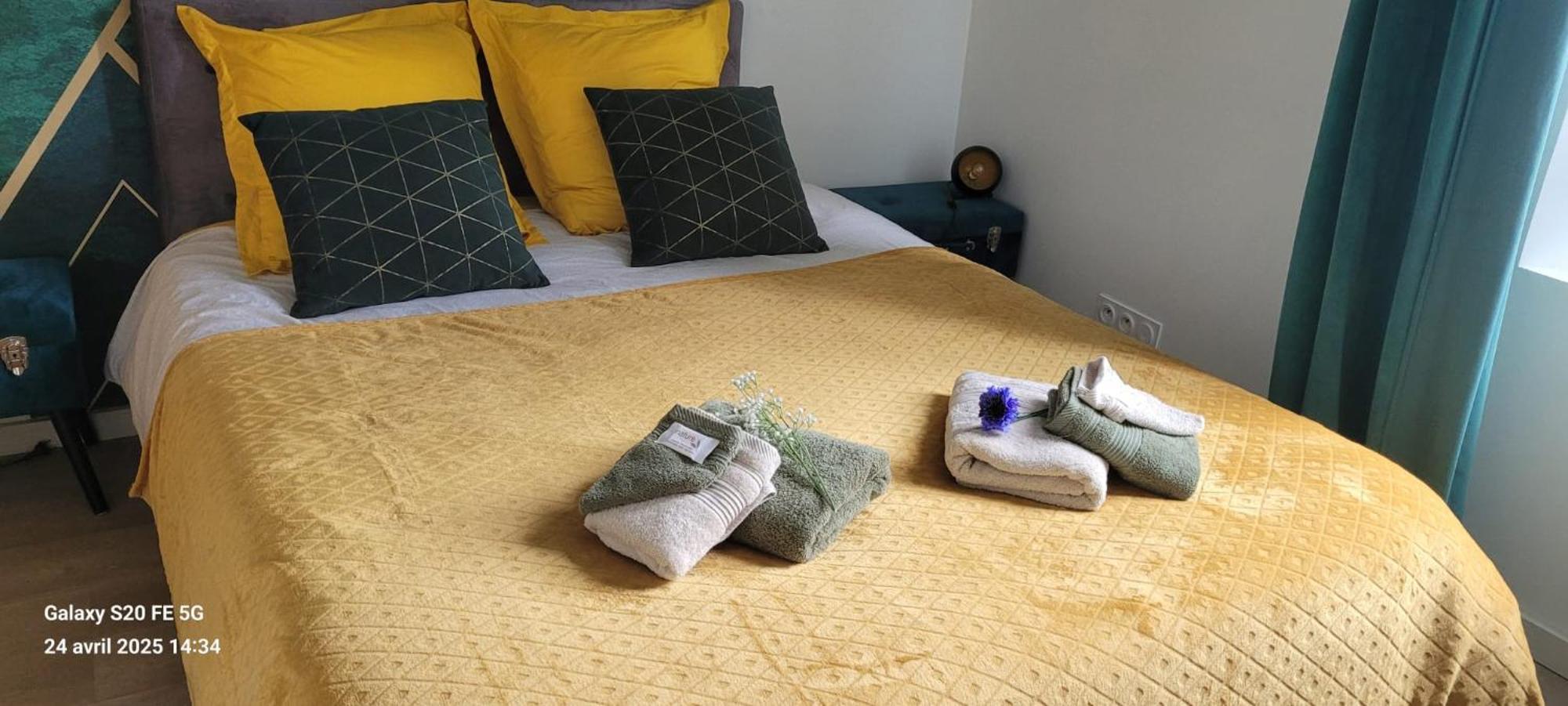 Les Volets Bleus - Deux Appartements Et Un Studio, Jardin Bourges Kültér fotó