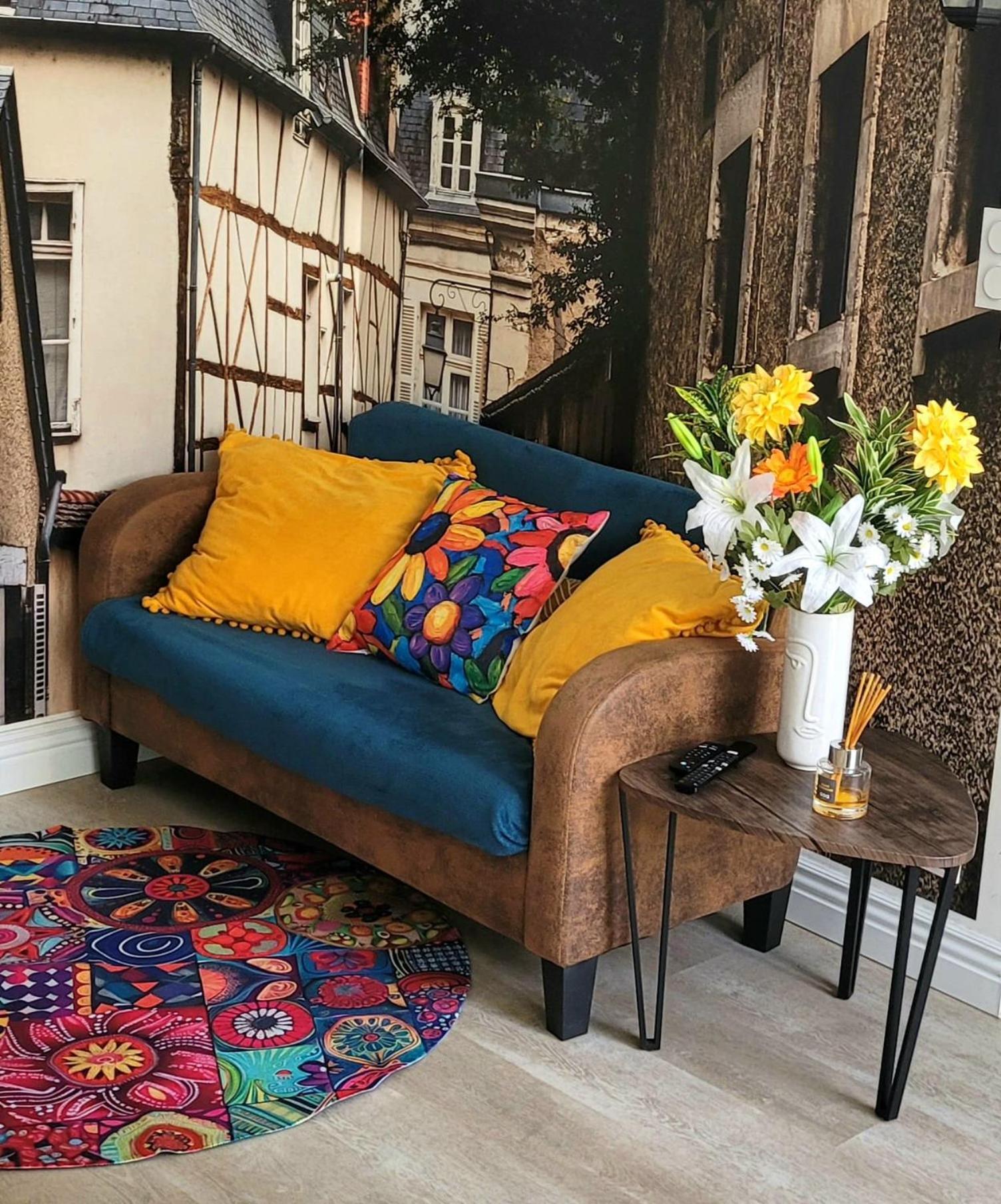 Les Volets Bleus - Deux Appartements Et Un Studio, Jardin Bourges Kültér fotó